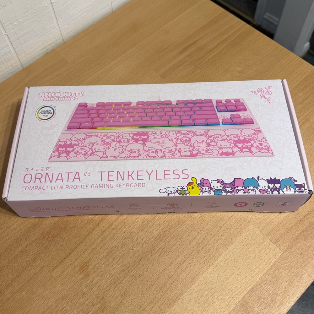 Razer Ornata V3 Tenkeyless | Hello Kitty | BRAND NEW, NEVER OPENED - Picture 2 of 9
